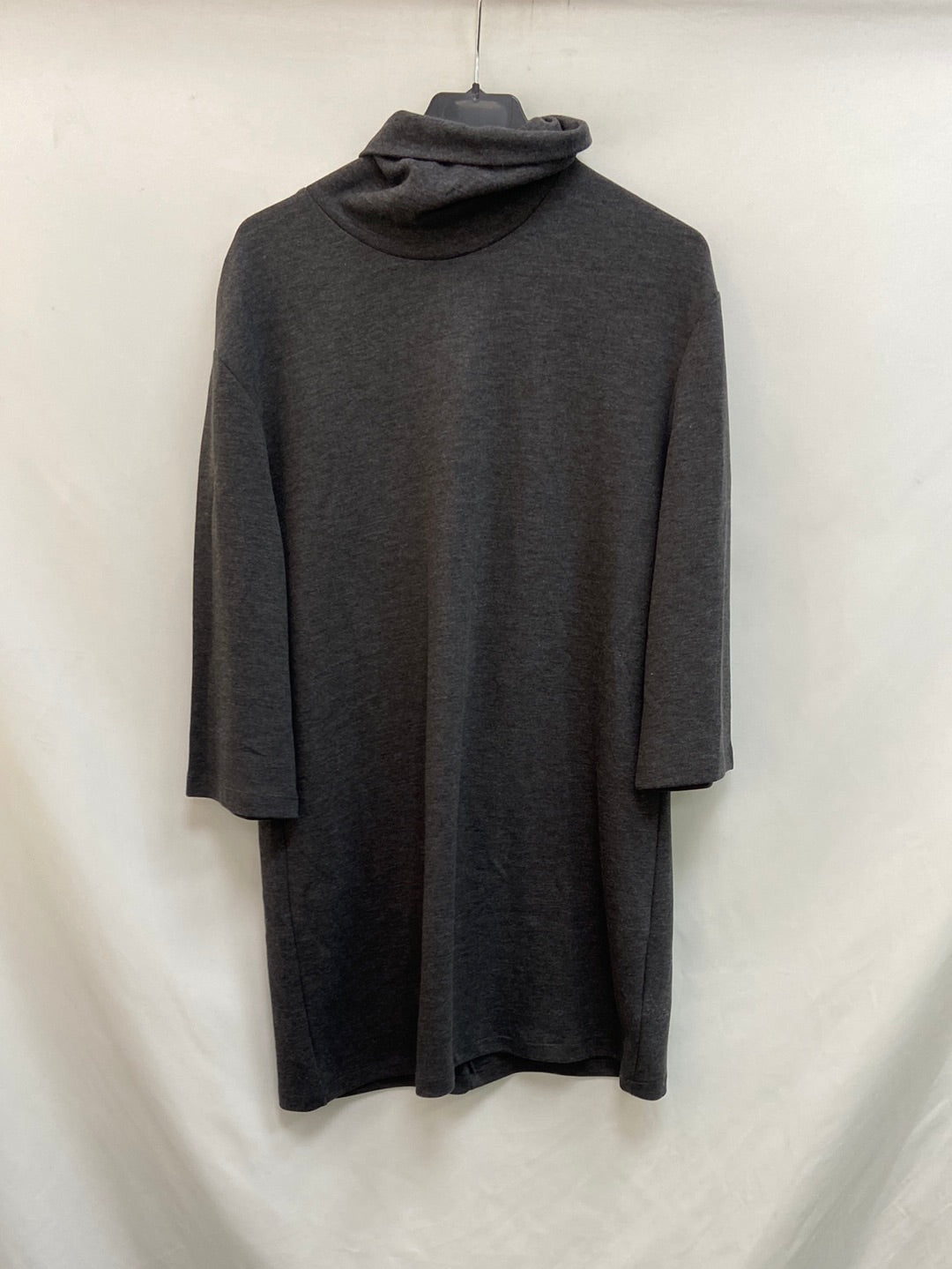 ZARA. Grey sweater-style dress TS