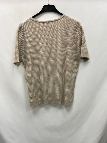 MORGAT.Top punto beige T.M