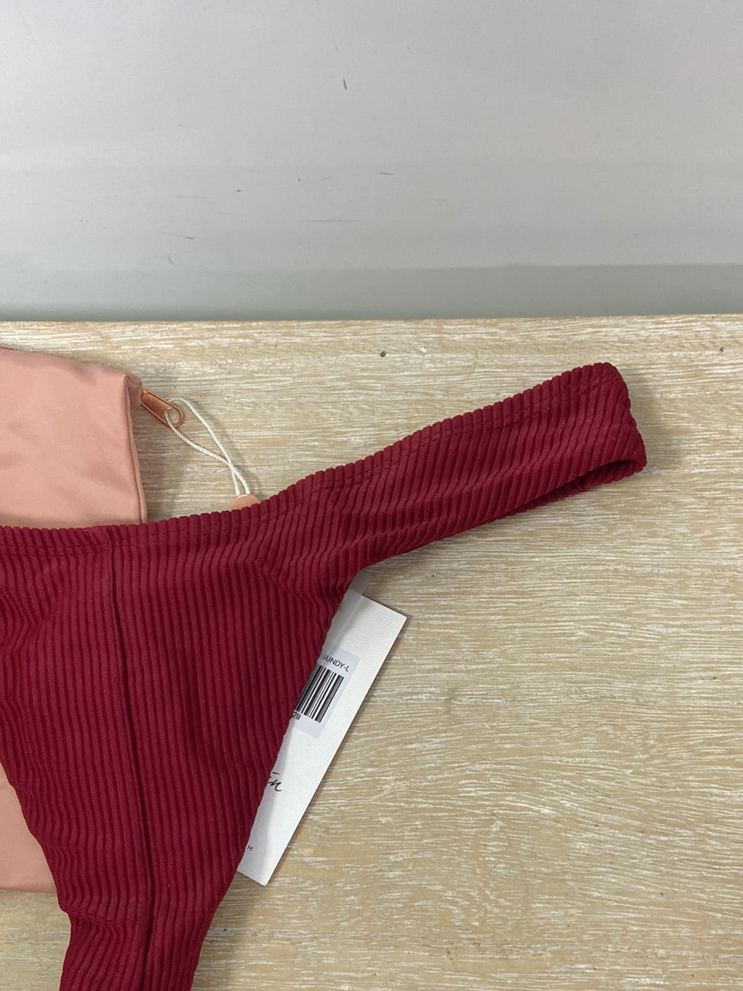 ÔNNE.Parte de abajo de bikini burdeos T.L