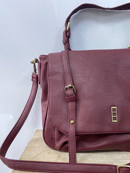 MISAKO Large burgundy bag