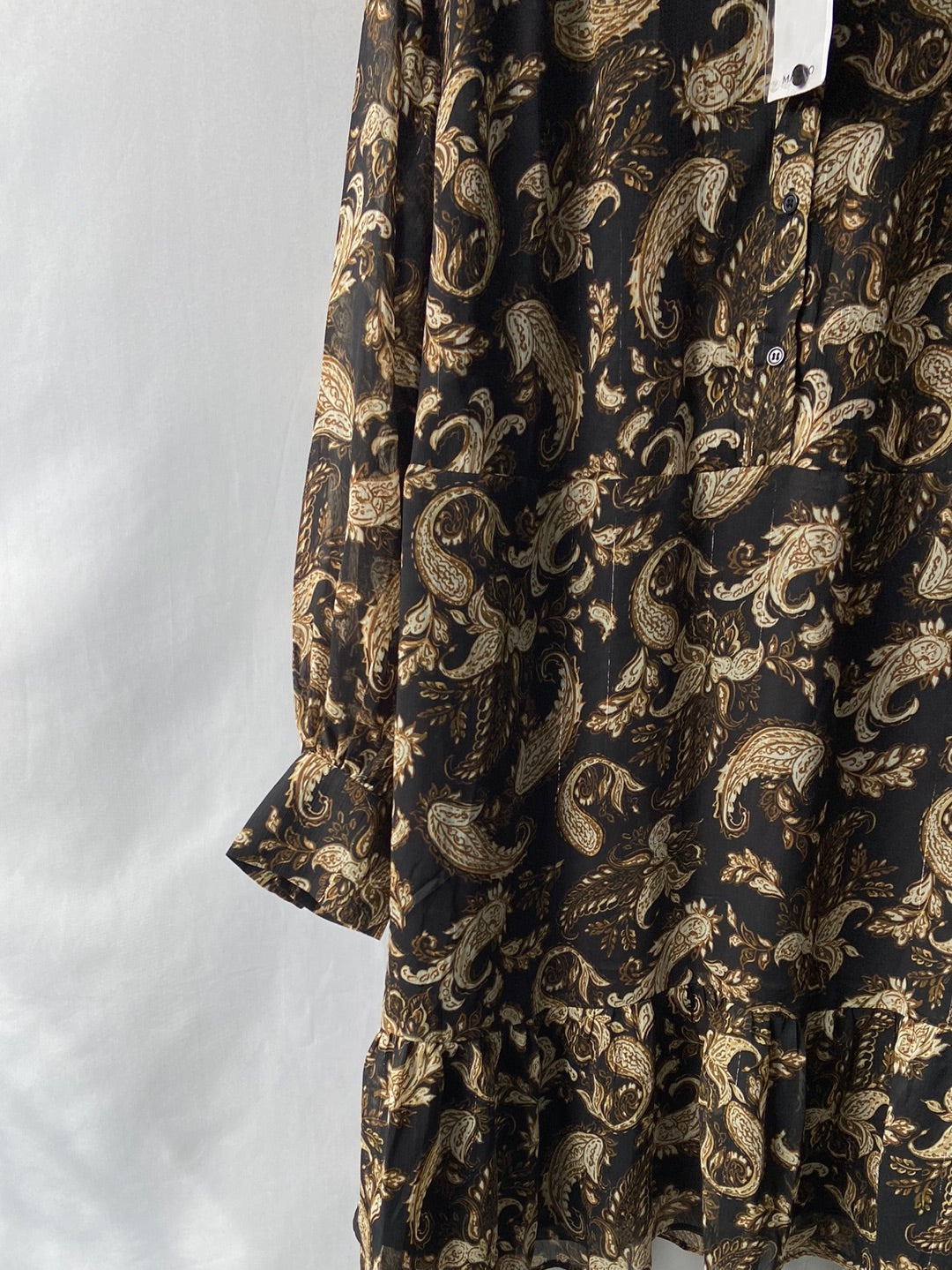 MANGO.Vestido fluido amebas T.L