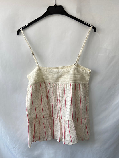 CALVIN KLEIN.Top doble textura T.XS