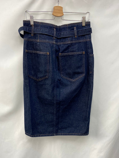 MANGO. Midi denim skirt TM