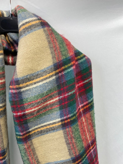 ZARA.Bufanda cuadros oversized