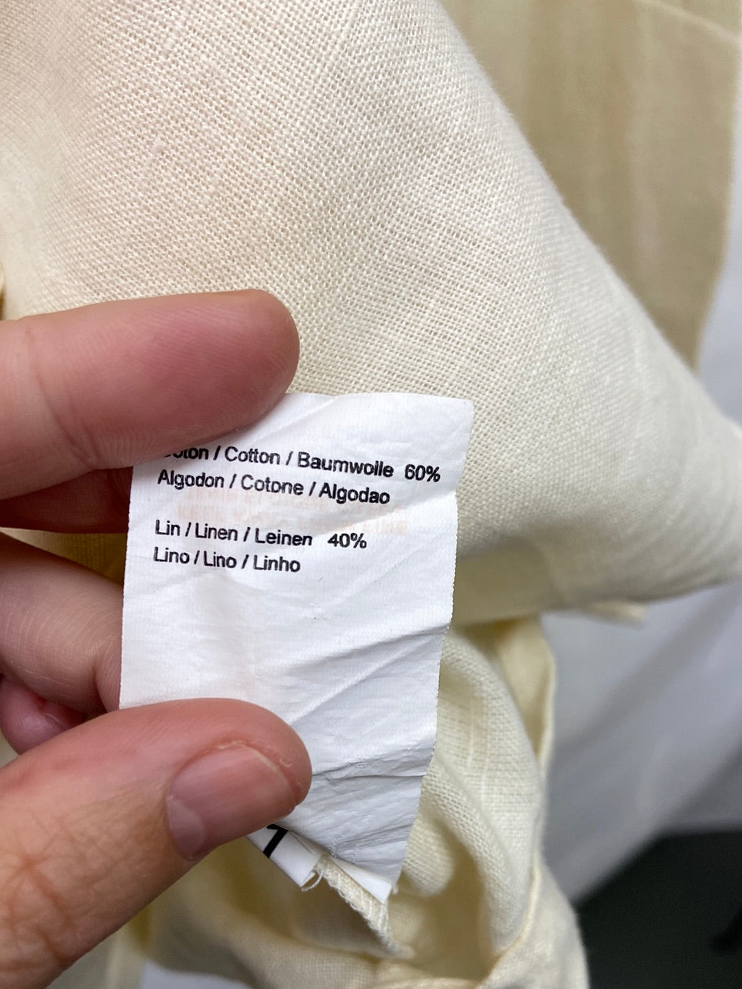 IKKS. Beige sequin blouse T.38