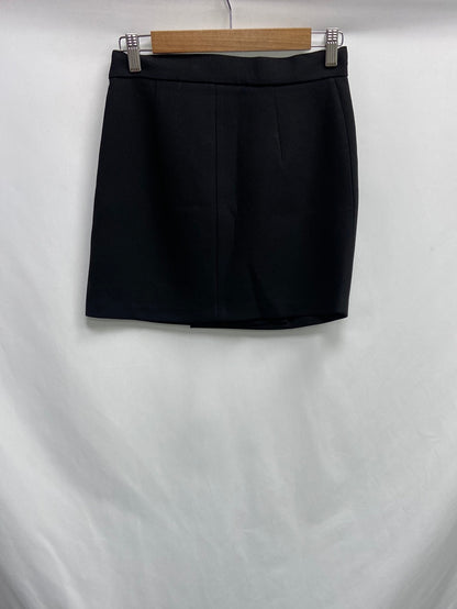 ZARA. Falda negra hebilla T.xs
