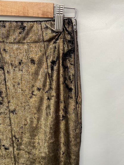 MASSCOB.Golden tube midi skirt S.34