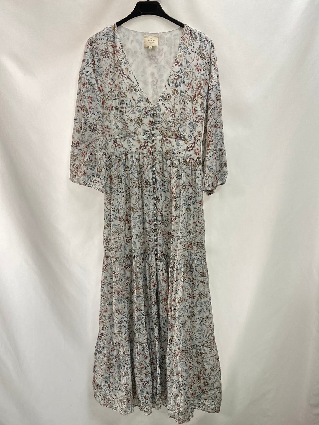 SÉZANE. Long floral dress S.34