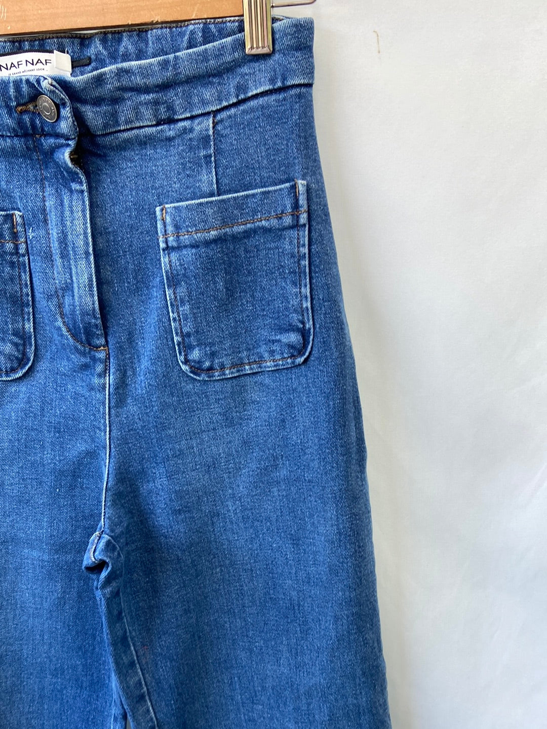 NAFNAF. Stretch flared jeans size 38