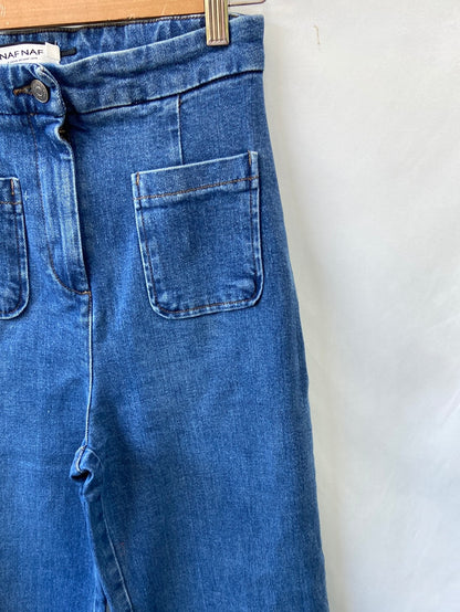 NAFNAF. Stretch flared jeans size 38