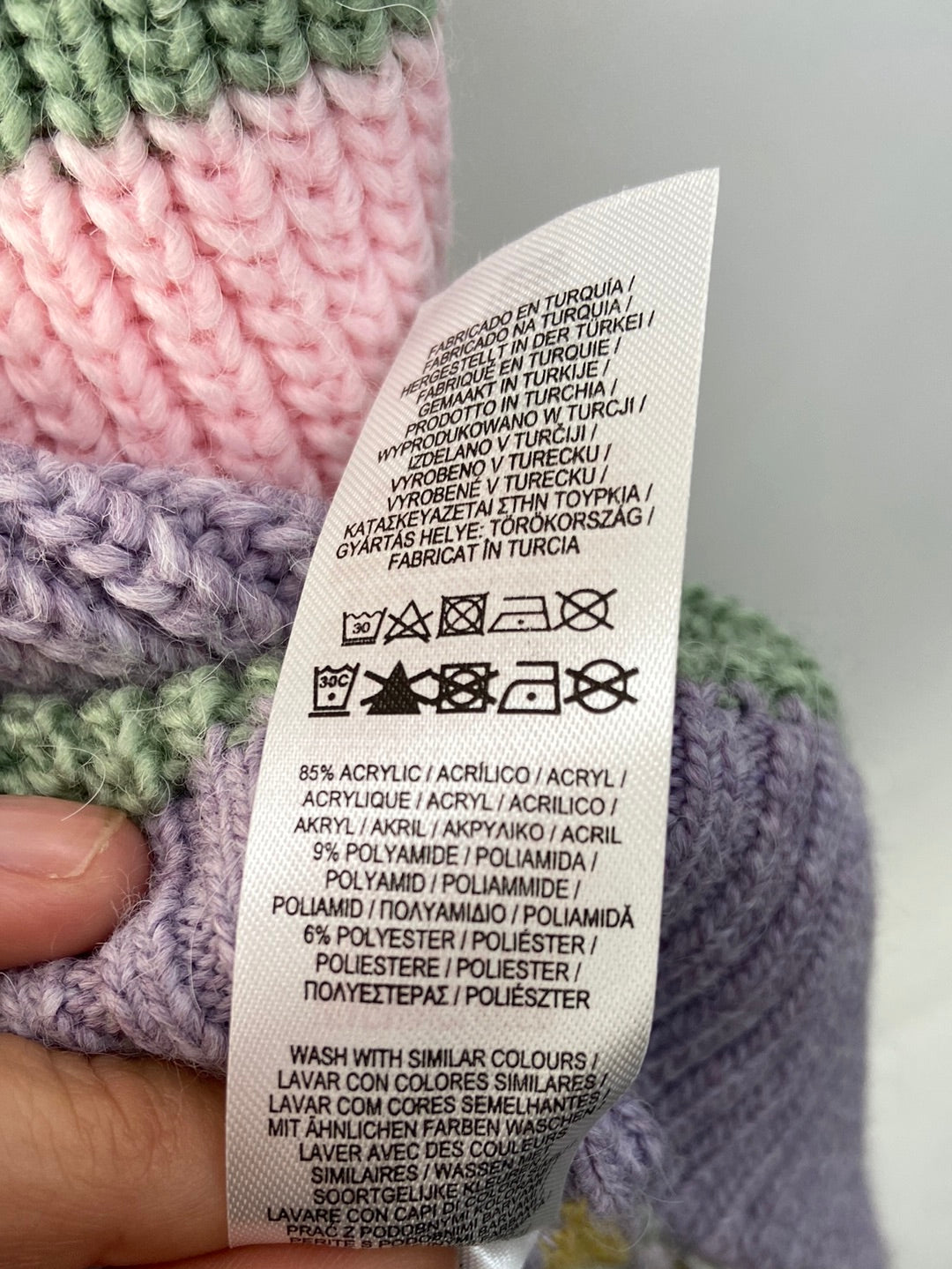 PRIMARK.Pastel striped vest S.34/36