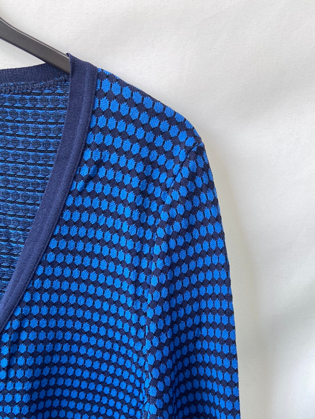 ZARA.Chaqueta punto azul T.M