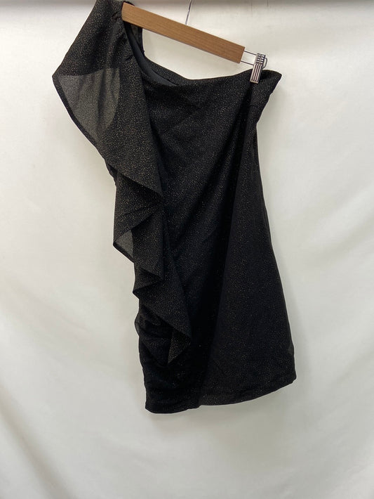 MANGO.Vestido corto asimétrico T.s