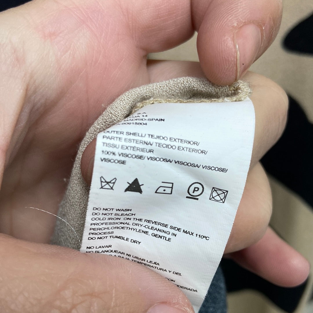 INTROPIA. Short print dress size 34 (Tara)