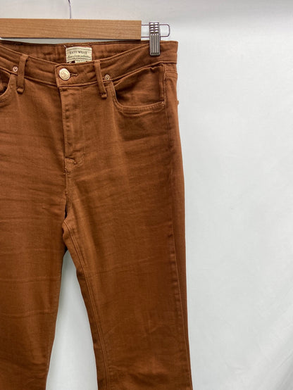 EASY WEAR. Pantalón campana teja T.38