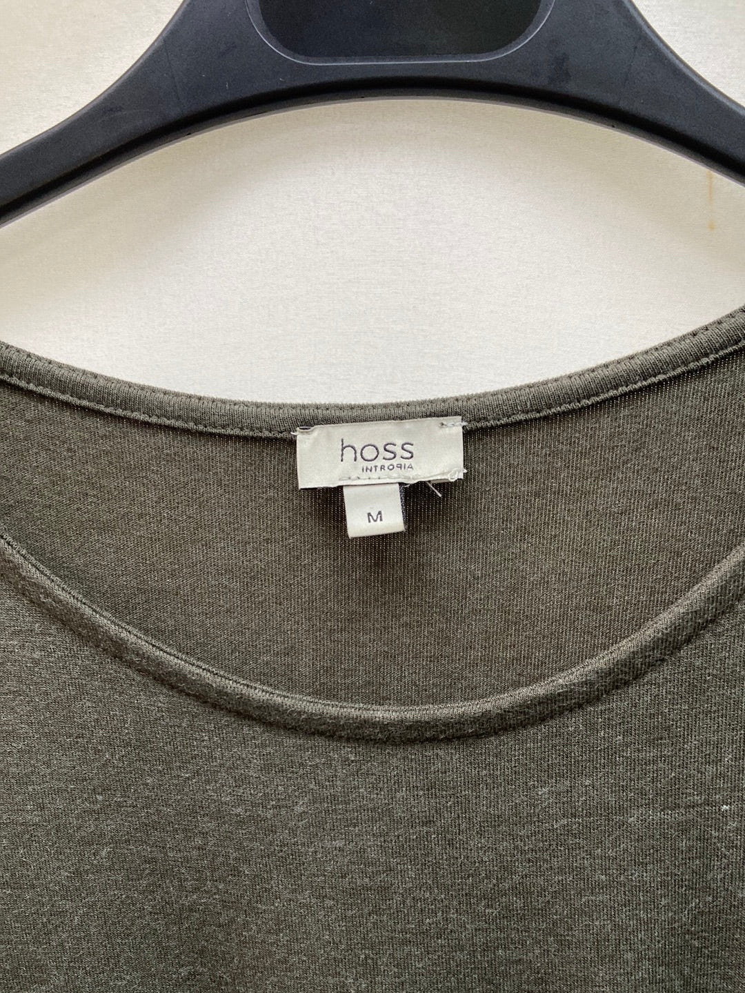 HOSS INTROPIA. Vestido largo verde T.m