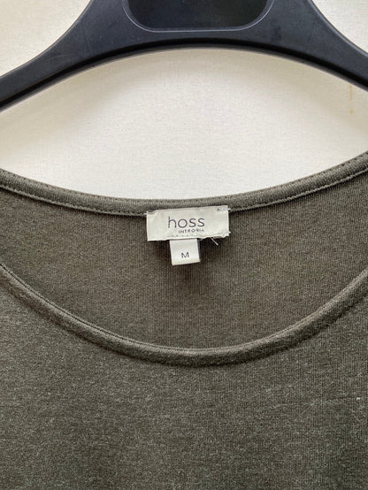 HOSS INTROPIA. Vestido largo verde T.m