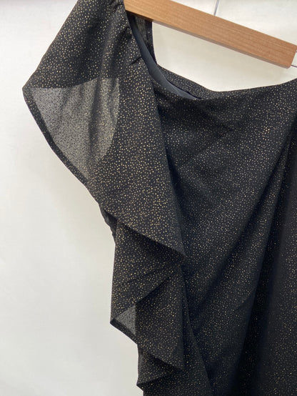 MANGO. Short asymmetrical dress Ts