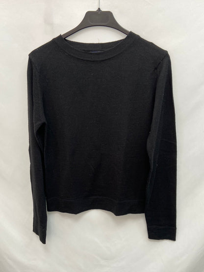 CHARO AGUIRRE.Jersey negro punto T. S