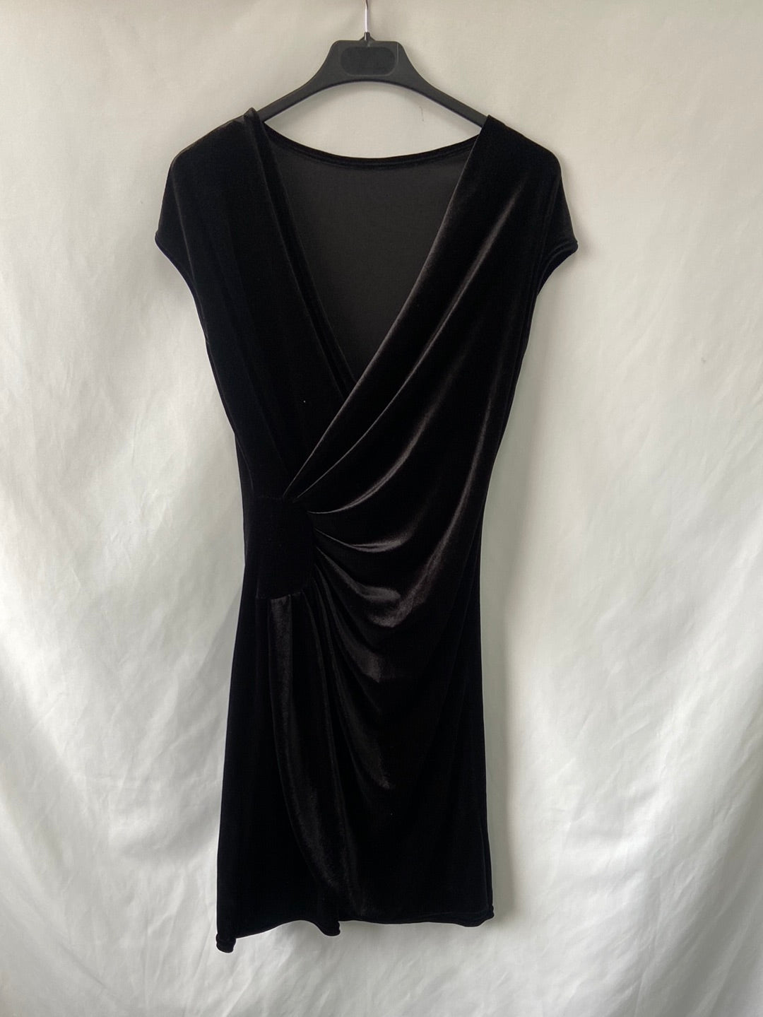 OTRAS.Vestido negro elástico TU(M)