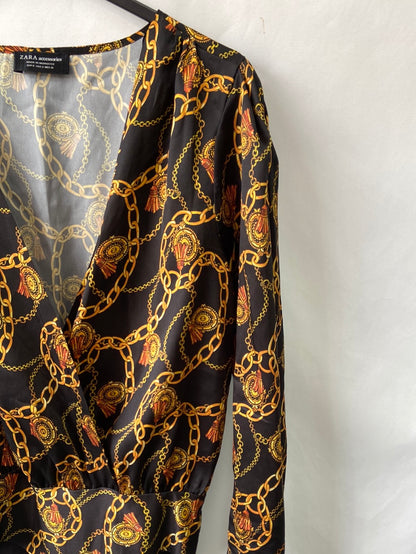 ZARA.Body estampado Cadenas T.S